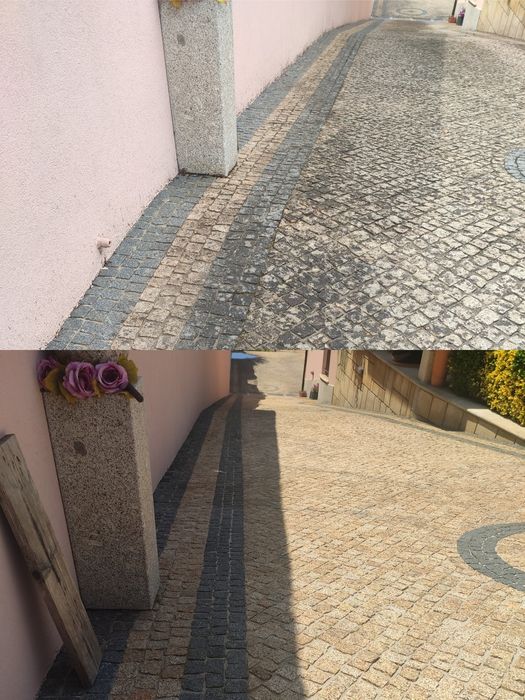 Lavagem de Pavimentos e Fachadas com Alta Pressão