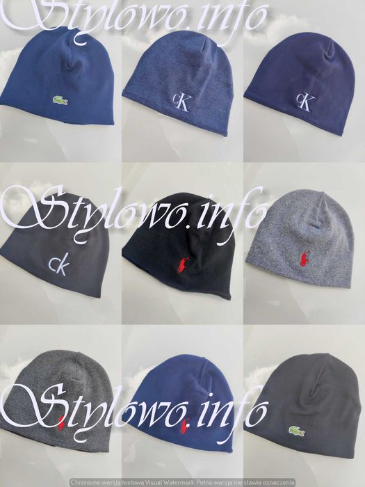Czapka zimowa Ralph Lauren Calvin  Klein Lacoste nowość