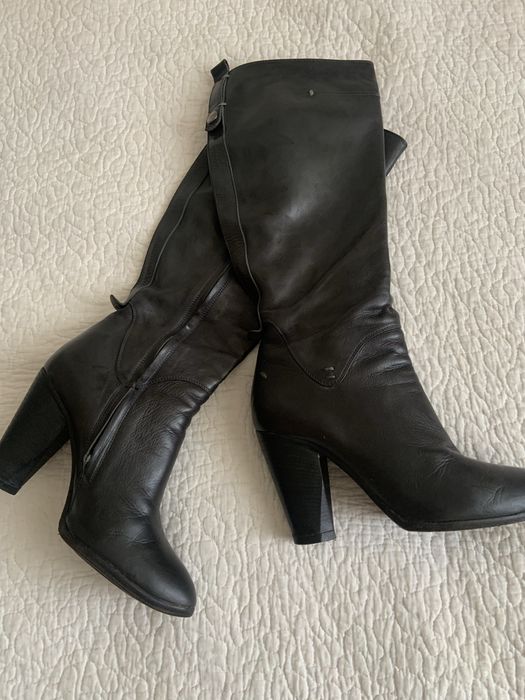 Сапоги. Чоботи. Шкіра. Італія