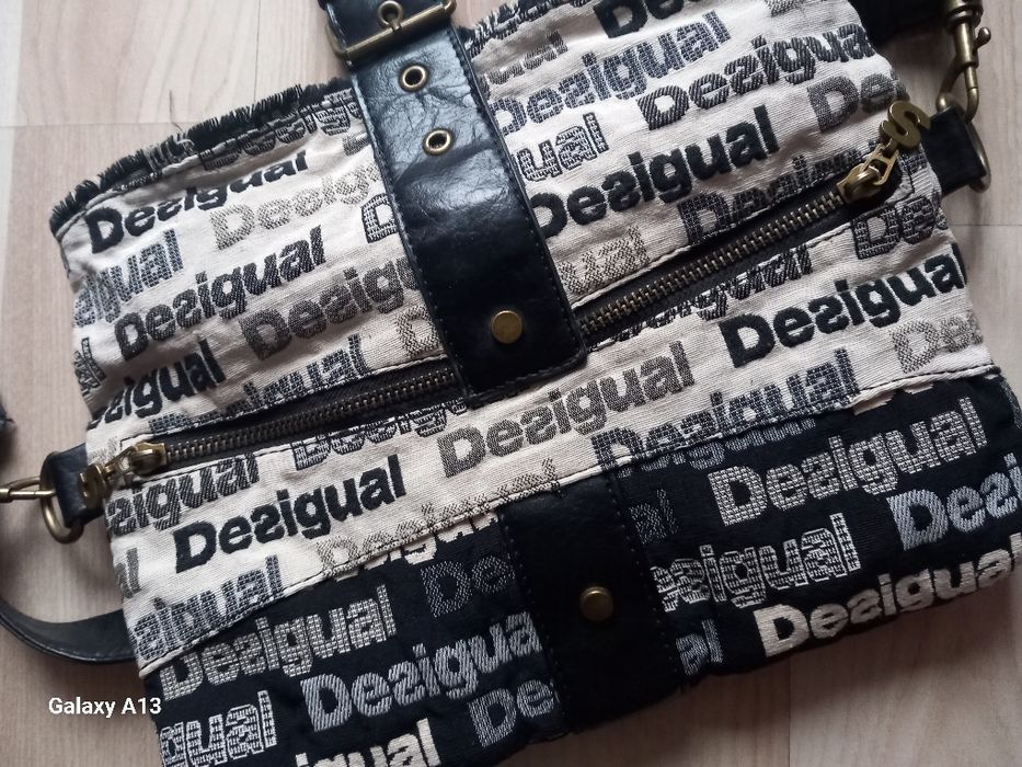 Desigual torebka bawełniana vintage