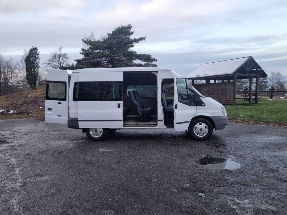 Ford TRANSIT Doka Brygadówka 9-OSOBOWA,Salon PL,Oryg Przebieg 262TyśKM
