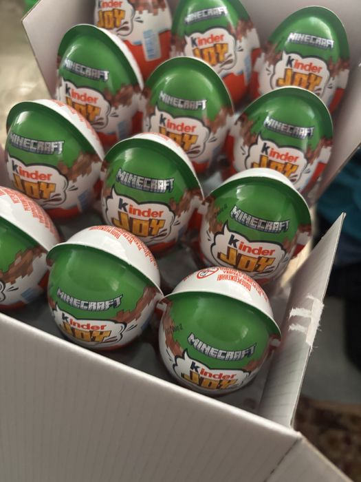 Комплект Kinder Joy 10 шт Minecraft Майнкрафт по 20 г(за 1 шт 145грн)
