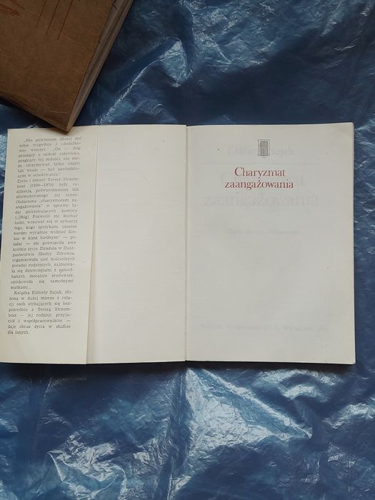 Książka CHARYZMAT zaangażowania 1988r
