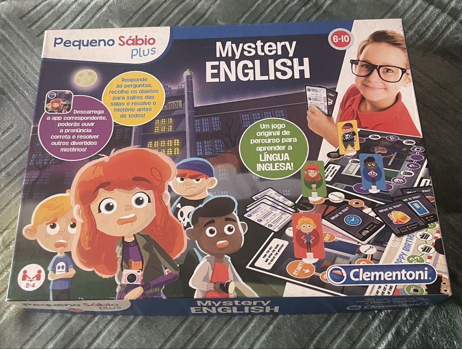 Mystery English – Pequeno Sábio Plus | Clementoni | Jogo Educativo