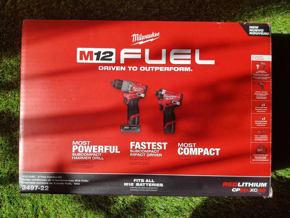 Набір дрель-шуруповерт Milwaukee 3497-22 M12 FUEL