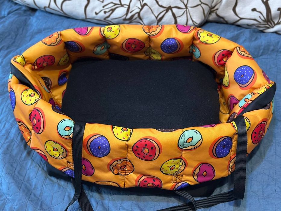 Barksi Сумка-перенесення "Пончики" в автомобіль для собак і кішок XL