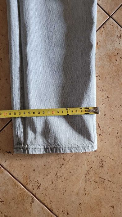 Spodnie jeans  szare