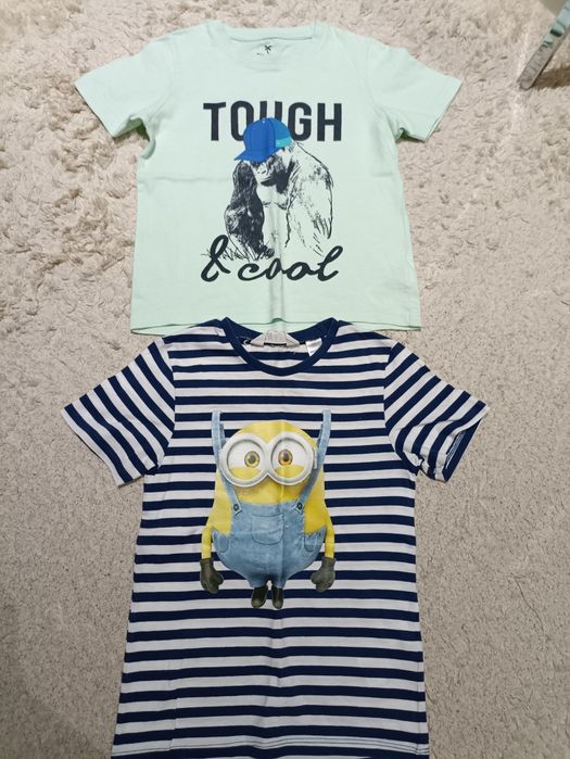 Летние футболки Lupilu и H&M 110-116 5-6 лет
