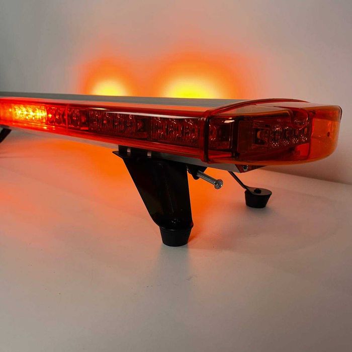 Проблисковий маячок мигалка 118 см на дах LED, 12/24v жовтий