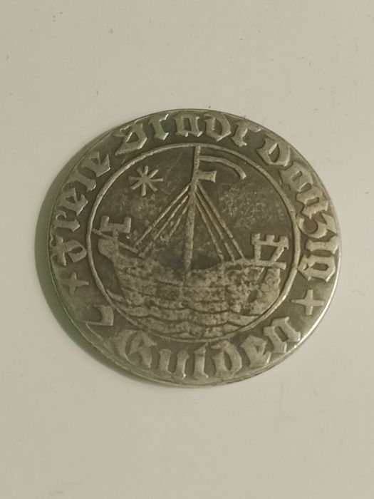 2 guldeny Wolnego Miasta Gdańska 1932  kopia