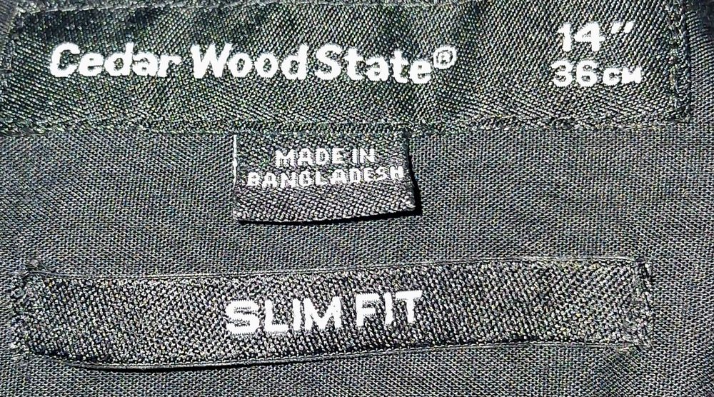 Czarna koszula slim fit