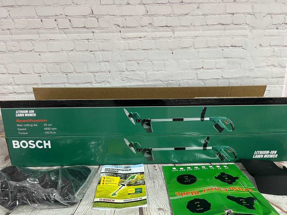 Тример Bosch Grass Cut 48V  Потужна електрокоса для дому та дачі