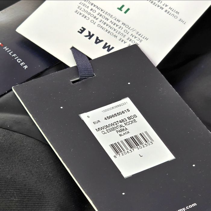 Чоловіча зимова куртка Tommy Hilfiger | Оригінал | Довгий пуховик