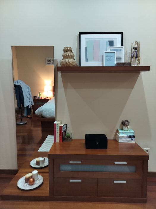 Mobília de quarto com armazenamento