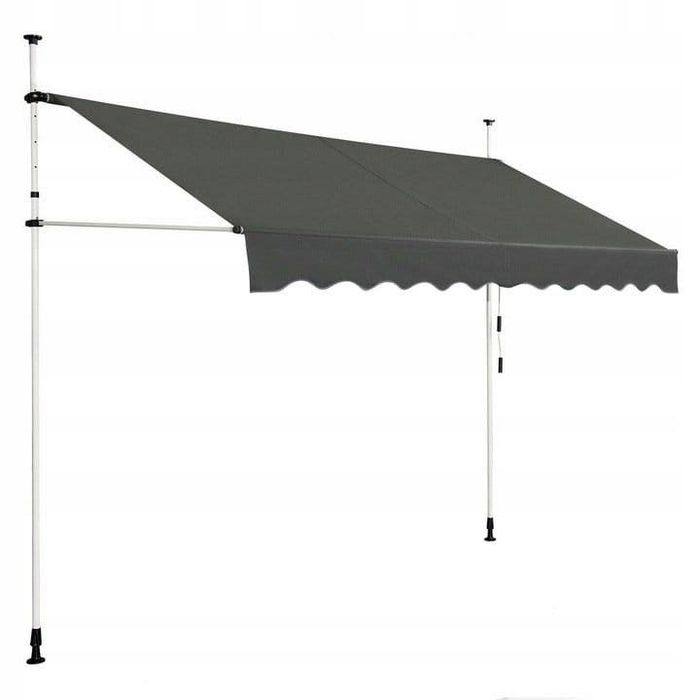 Costway Markiza balkonowa rozporowa 300x120cm