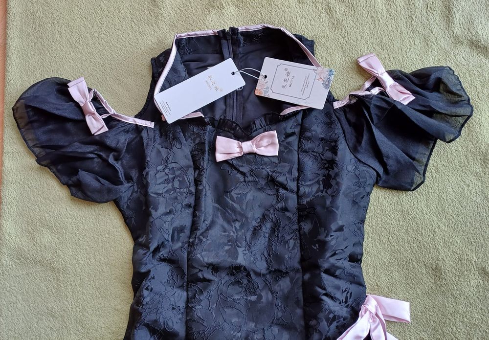 Piękna, japońska sukienka Lolita Harajuku Retro. Nowa. Rozmiar S