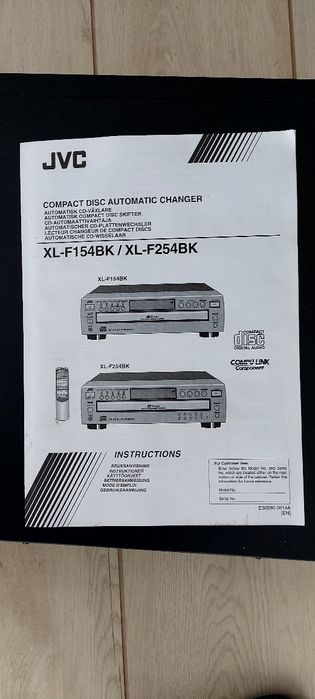 Zestaw stereo RX-230RBK +CD JVC XL-F154