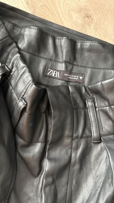 Шорты кожанные зара zara