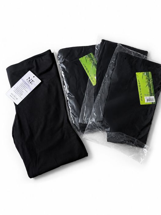 Legginsy damskie kolarki czarne rozmiar 5XL