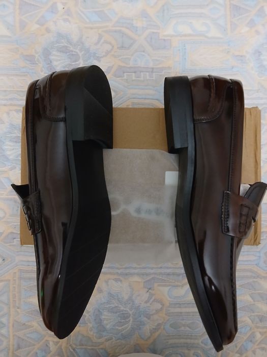 Sapatos da vela tamanho 48 castanhos vernis