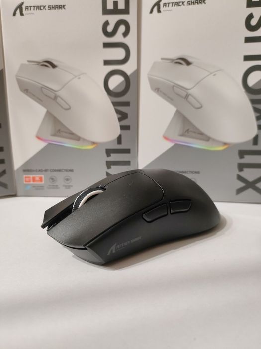 Attack shark X11 Бездротова ігрова миша 3 режими підключення