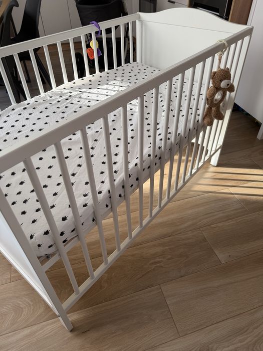 Łóżeczko dzieciece duzy zestaw !!