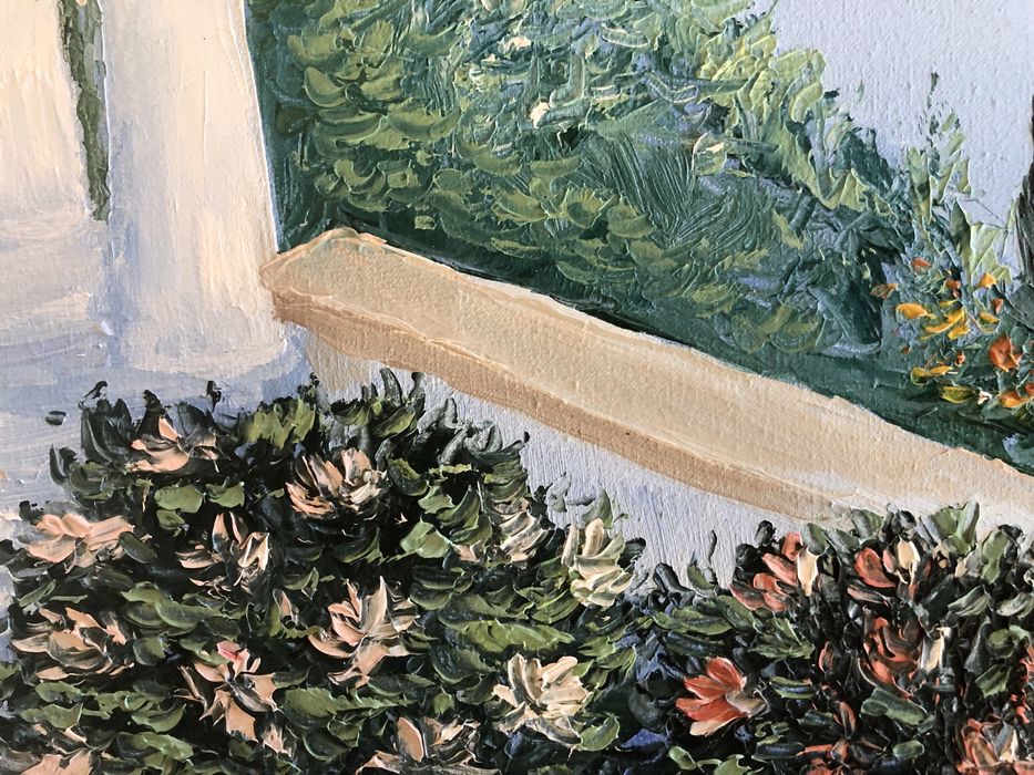 Картина жипопись масло холст в стиле Прованс 40 см на 60 см