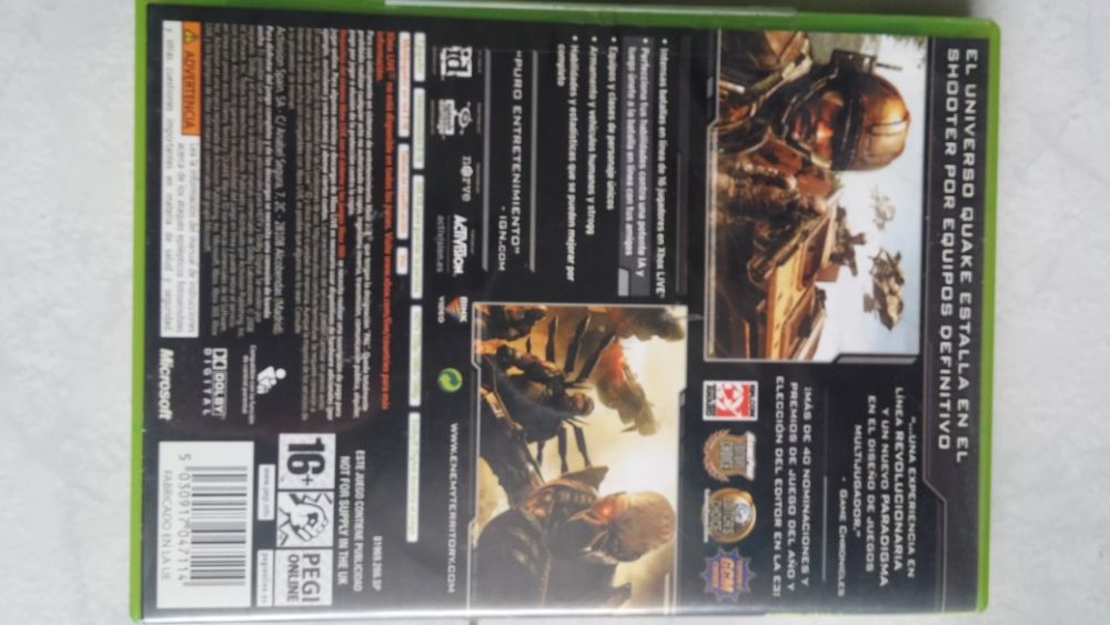 Jogo X-BOX 360 Quake Wars (Enemy Territory)