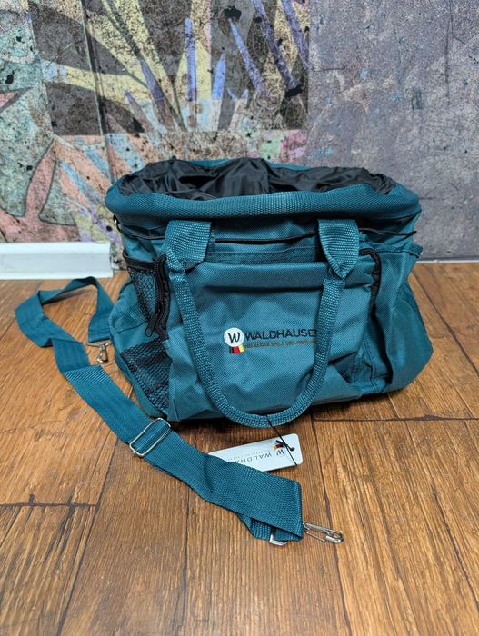 Torba jeździecka na akcesoria dla koni morska duża