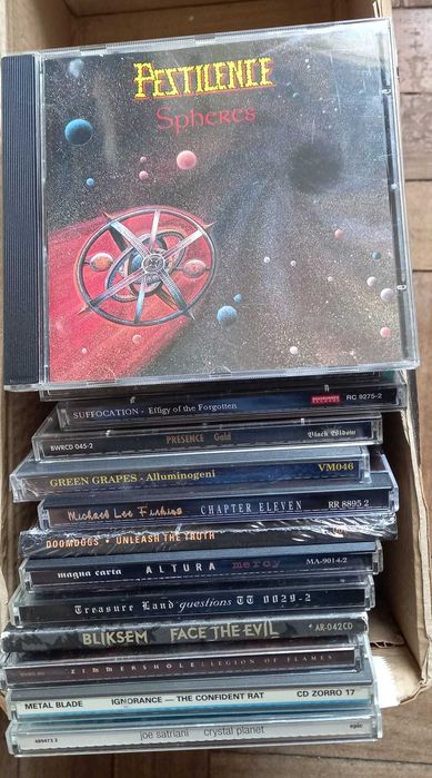 Vários CD´s Metal, Trash, Heavy, Progressivo, Death, Hard Rock