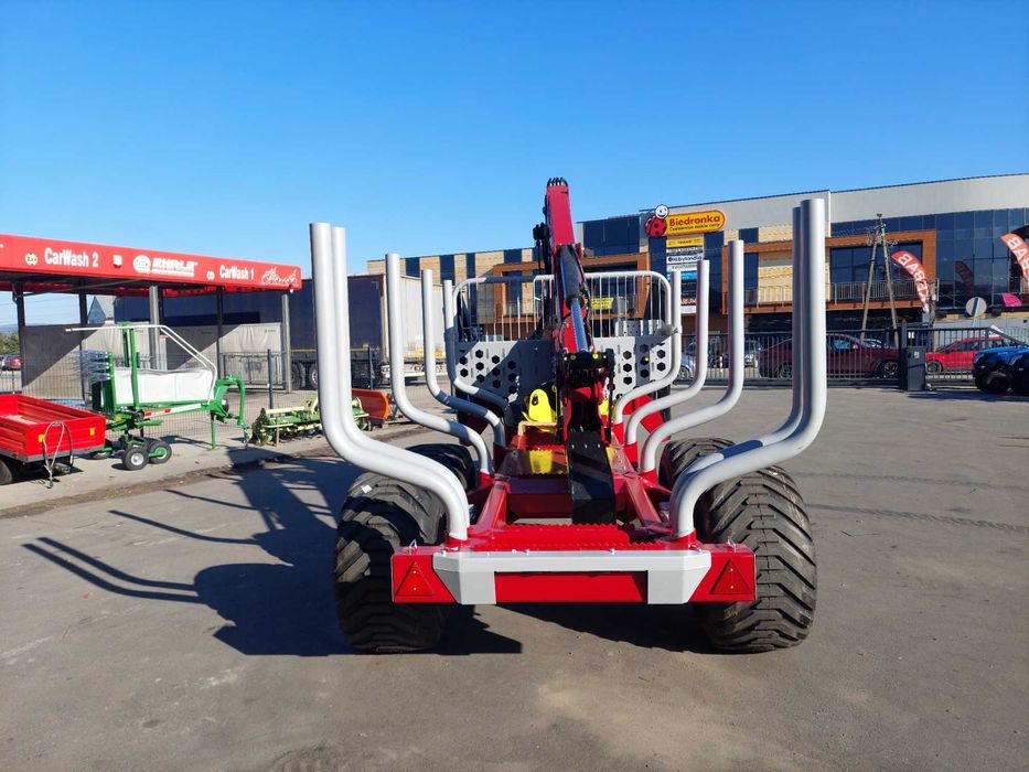 Przyczepa Leśna Tajfun GAP 140 + DOT 95K Najlepsza przyczepa na rynku!