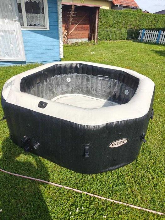 Dmuchane jacuzzi Intex Pure Spa słona woda 6 os. - pełen zestaw, duży jak basen