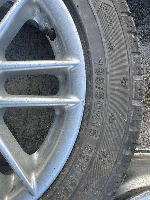 Колёса диски резина 195/50 r15 4х100 резина пара 225 50 17