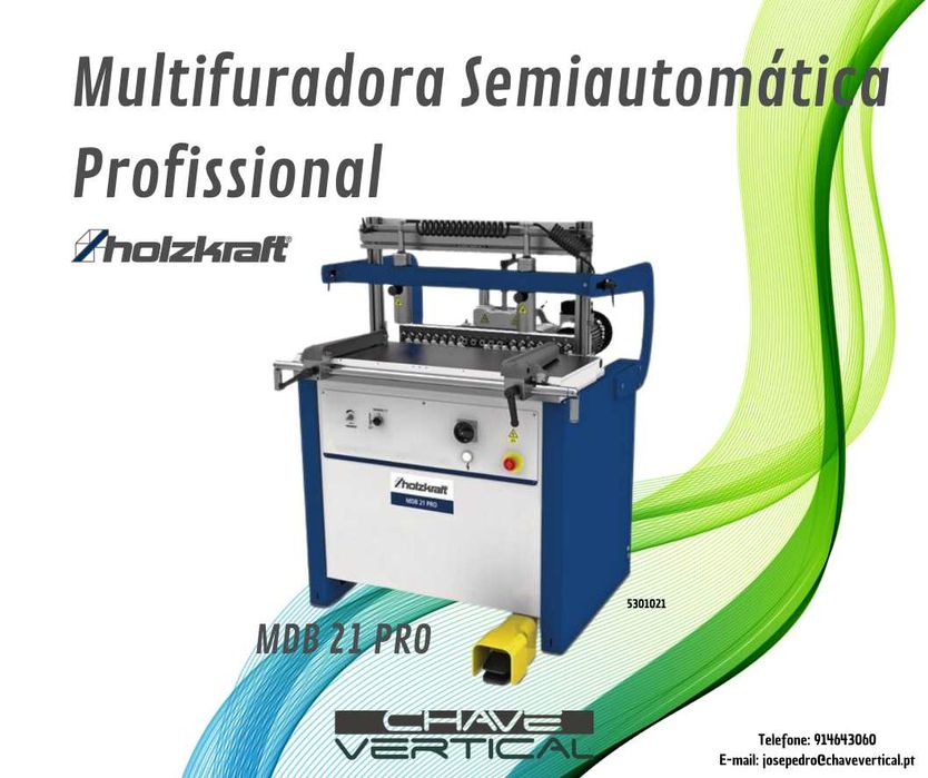 Multifuradora Semiautomática Profissional MDB 21 PRO JR19
