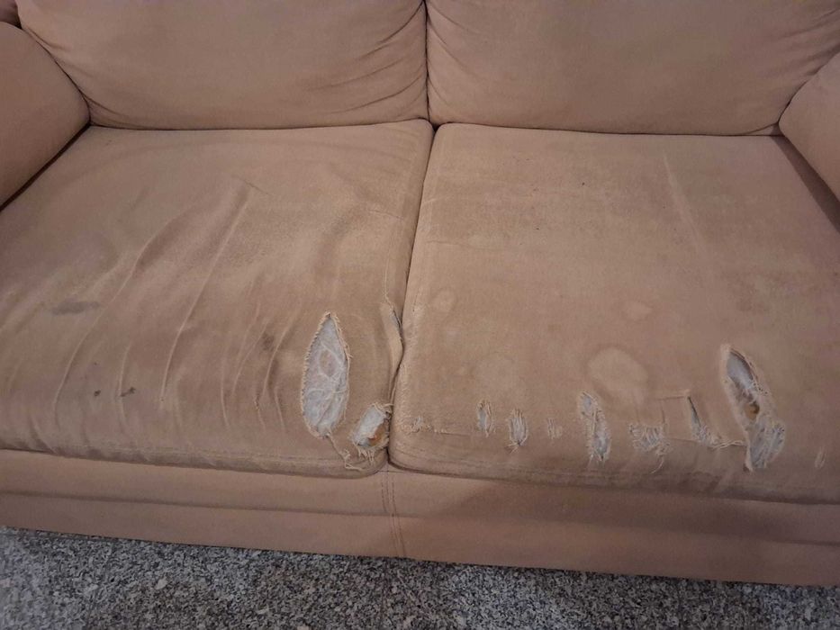 Sofá robusto de 2 lugares