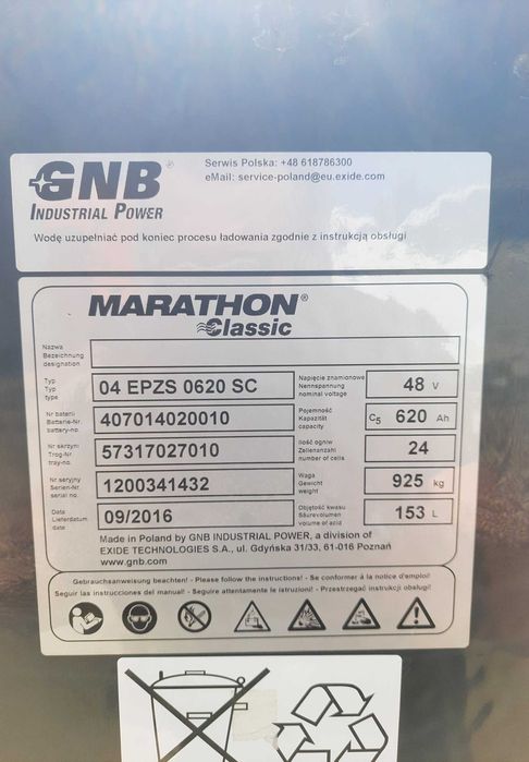 Bateria trakcyjna 48V 4EPzS620Ah | Fotowoltaika | Magazyn Energii