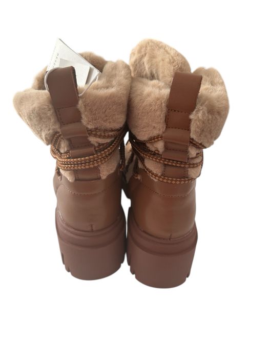 Nowe Skórzane Śniegowce Reserved Premium 36 Botki Kozaki Skóra Zimowe