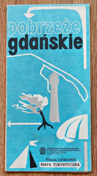 Pobrzeże Gdańskie - Mapa turystyczna