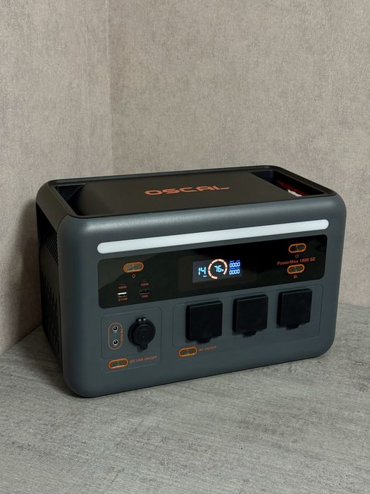 Портативна зарядна станція OSCAL PowerMax 1800 SE 1024Wh / 1800W, LiFePO4, LFP, оскал 1 квт