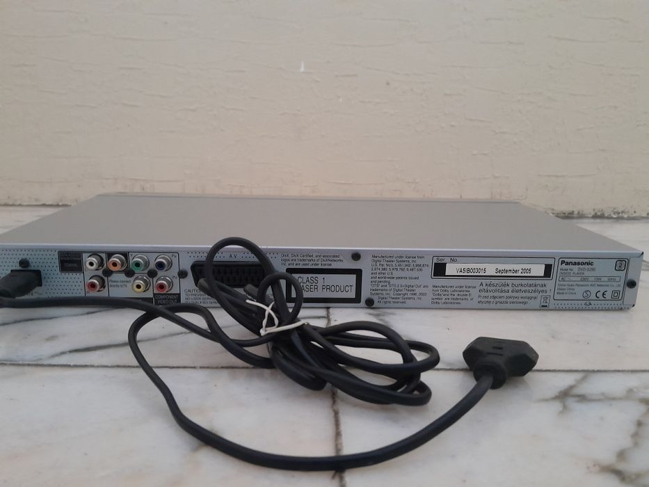 DVD a funcionar,usado da Panasonic