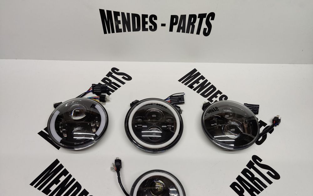Faróis led moto 4x4