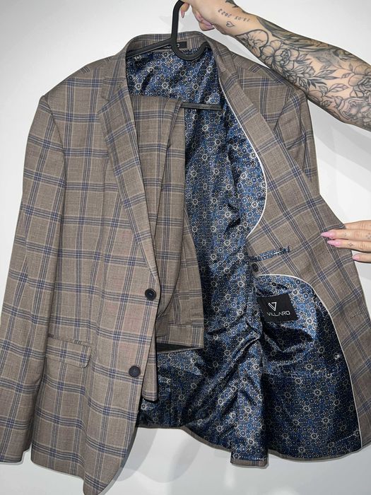 Zestaw spodnie garniturowe i marynarka garnitur