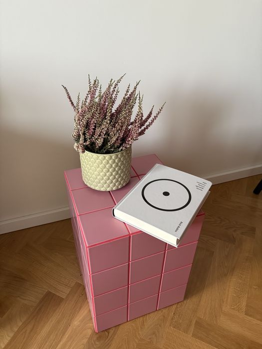 Stolik kawowy z płytek ceramicznych rekodzieło diy