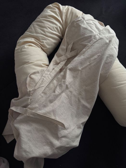 Poduszka ciążowa The Slings Lniana