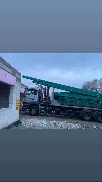 Wieźby dachowe, deski, kantowka strugana, Montaż Konstrukcji