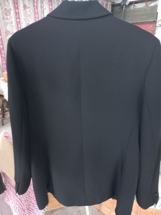 Cssaco de algodão  preto da marca Ana Sousa