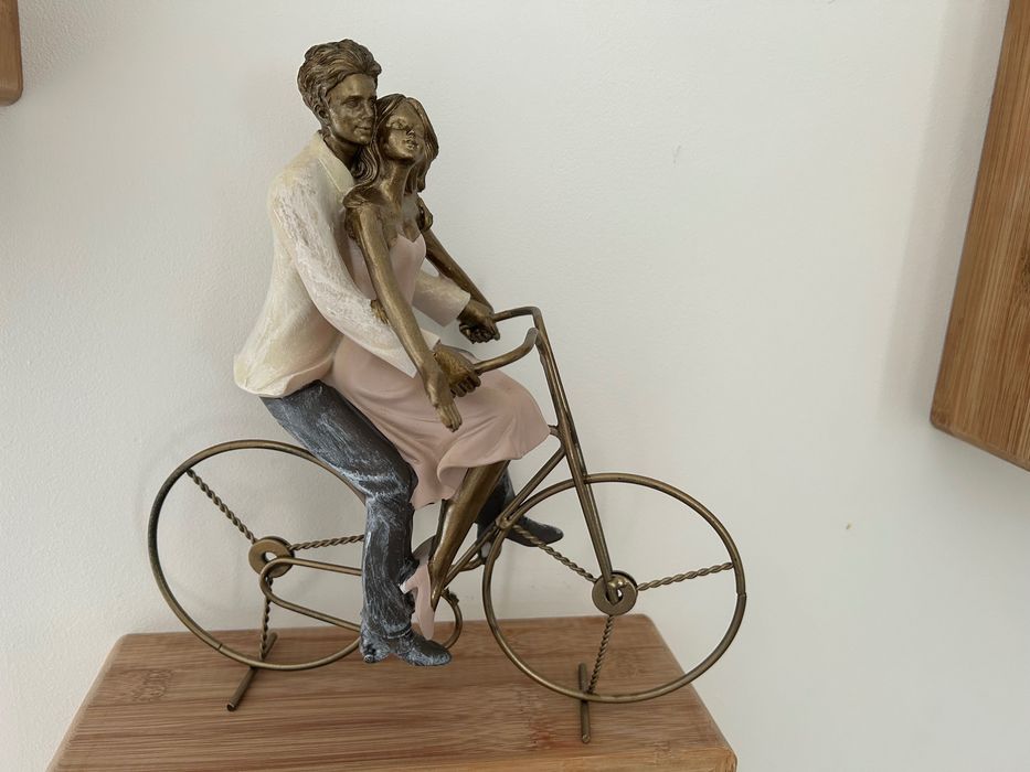 Zakochani na rowerze - figurka