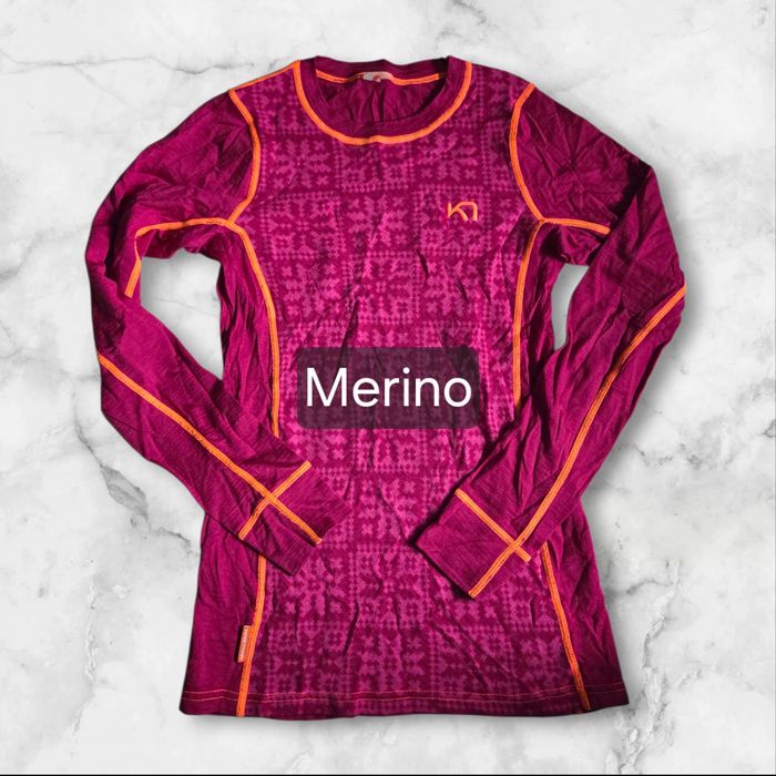 Koszulka sportowa termo Kari Traa S long Merino