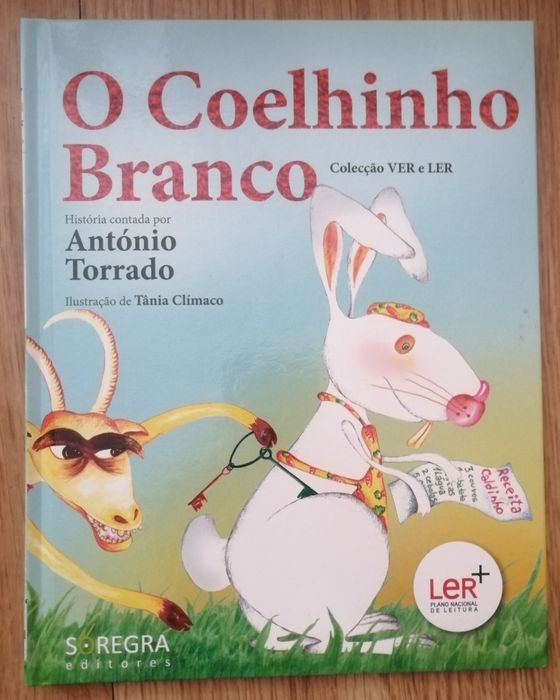 Livro infantil - O Coelhinho Branco - de António Torrado