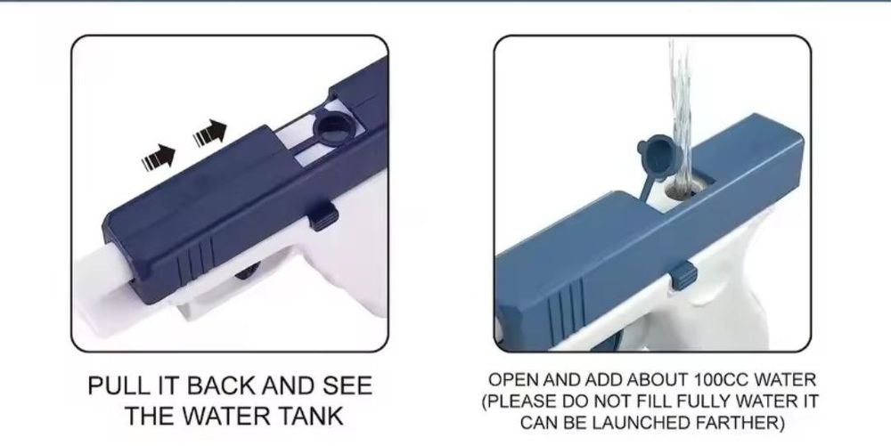 Водяний пістолет Glock 17 / Water gun Glock 17